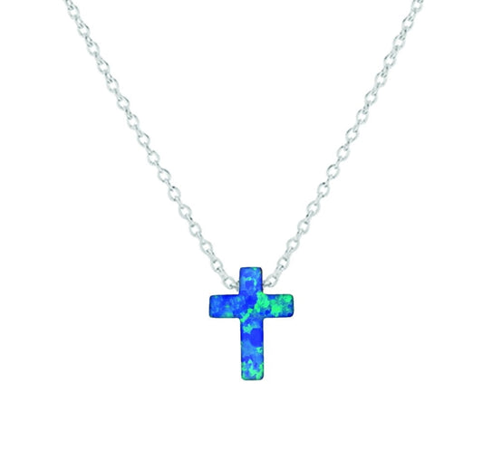 Opalite Cross Necklace