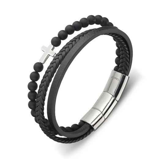 Men's Bracelet with Cross