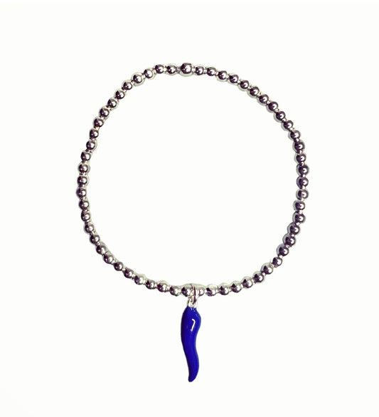 Dark Blue Corno Bracelet