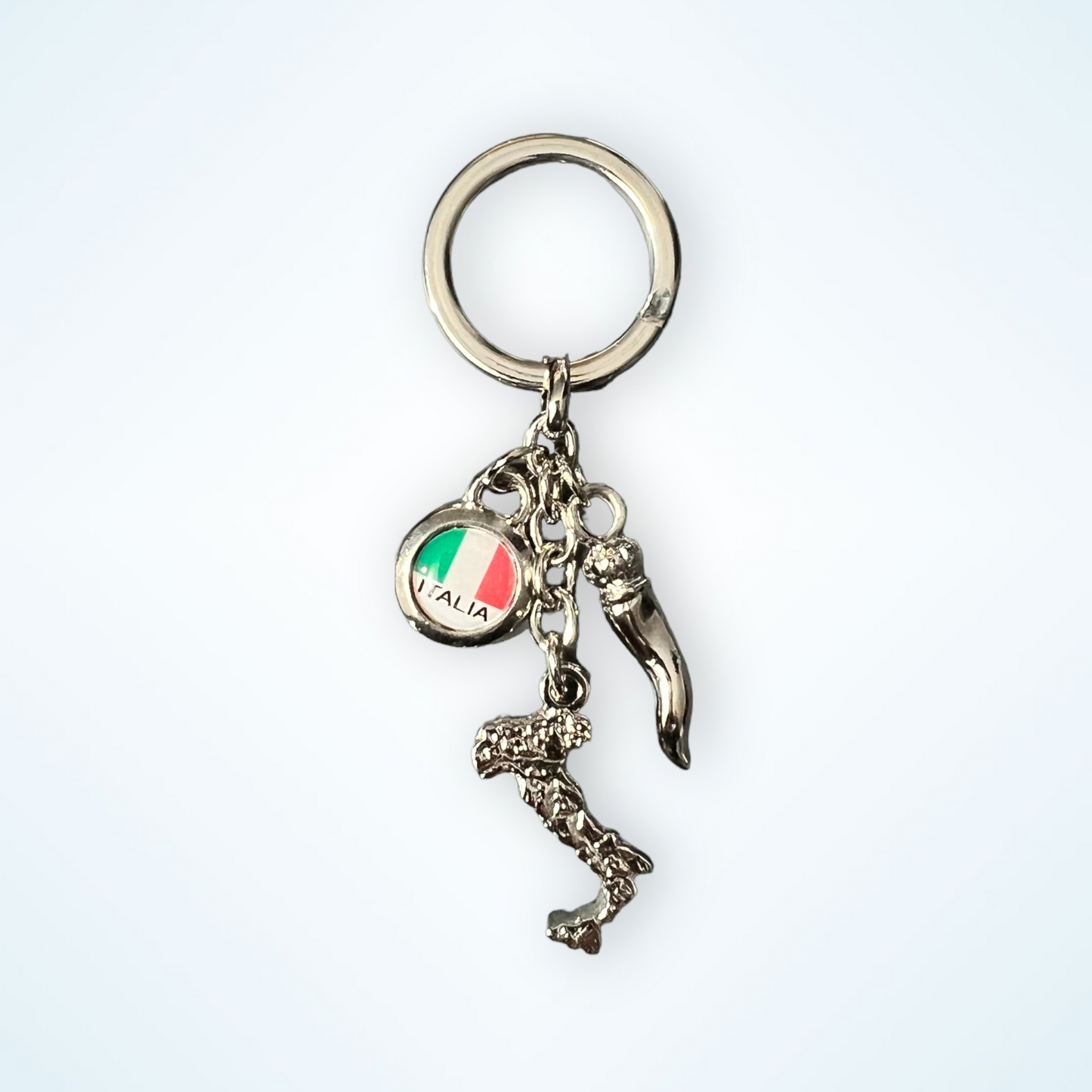 Italia Keyring with Corno