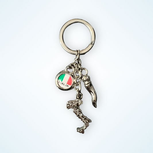 Italia Keyring with Corno