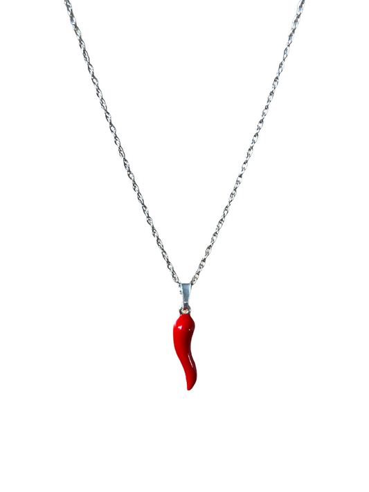 Red Cornicello Necklace